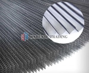 Polyester Pleated Insect Screen Doors Plated Mesh Fold Mosquito Net Plisse Window Screen Mesh