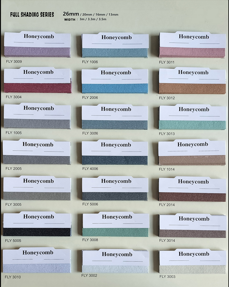honeycomb blinds color
